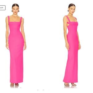 Solace London The Joni open-back dress